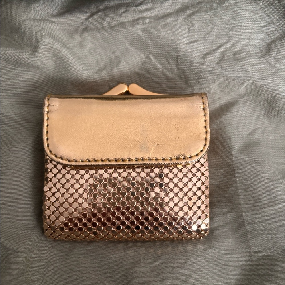 Whiting & Davis Gold Mesh Wallet